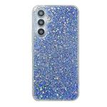 For Samsung Galaxy S24 5G Glitter Sequins Epoxy TPU Phone Case(Blue)