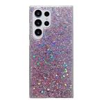 For Samsung Galaxy S24 Ultra 5G Glitter Sequins Epoxy TPU Phone Case(Pink)