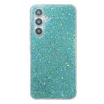 For Samsung Galaxy A55 Glitter Sequins Epoxy TPU Phone Case(Green)