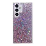 For Samsung Galaxy S24 FE 5G Glitter Sequins Epoxy TPU Phone Case(Pink)