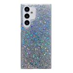 For Samsung Galaxy S24 FE 5G Glitter Sequins Epoxy TPU Phone Case(Silver)