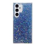 For Samsung Galaxy S25 Ultra 5G Glitter Sequins Epoxy TPU Phone Case(Blue)