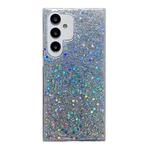 For Samsung Galaxy S25 Ultra 5G Glitter Sequins Epoxy TPU Phone Case(Silver)