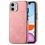 For iPhone 11 Skin-Feel Electroplating TPU Shockproof Phone Case(Pink)