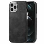 For iPhone 12 Pro Skin-Feel Electroplating TPU Shockproof Phone Case(Black)