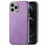 For iPhone 12 Pro Skin-Feel Electroplating TPU Shockproof Phone Case(Purple)