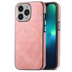 For iPhone 13 Pro Max Skin-Feel Electroplating TPU Shockproof Phone Case(Pink)