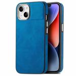 For iPhone 14 Skin-Feel Electroplating TPU Shockproof Phone Case(Blue)