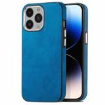 For iPhone 14 Pro Skin-Feel Electroplating TPU Shockproof Phone Case(Blue)