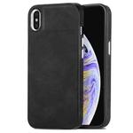 For  iPhone X / XS Skin-Feel Electroplating TPU Shockproof Phone Case(Black)