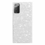 For Samsung Galaxy Note20 Shell Pattern TPU Protective Phone Case(White)