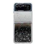 For Samsung Galaxy Z Flip3  Magsafe Glitter TPU Phone Case(Black)