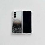 For Samsung Galaxy Z Fold4 Magsafe Glitter TPU Phone Protective Case(Black)