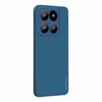 For Xiaomi 14 Pro PINWUYO Sense Series Liquid Silicone TPU Phone Case(Blue)