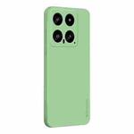 For Xiaomi 14 PINWUYO Sense Series Liquid Silicone TPU Phone Case(Green)