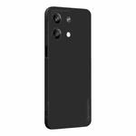 For Xiaomi Redmi Note 13 PINWUYO Sense Series Liquid Silicone TPU Phone Case(Black)