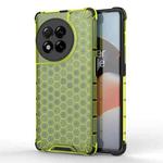 For OnePlus 11R 5G Shockproof Honeycomb Phone Case(Green)