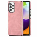 For Samsung Galaxy A52 4G/5G Skin-Feel Electroplating TPU Shockproof Phone Case(Pink)