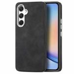 For  Samsung Galaxy A34 5G Skin-Feel Electroplating TPU Shockproof Phone Case(Black)