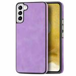 For Samsung Galaxy A03 166mm Skin-Feel Electroplating TPU Shockproof Phone Case(Purple)