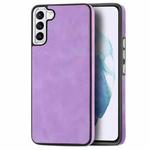 For Samsung Galaxy S22+ 5G Skin-Feel Electroplating TPU Shockproof Phone Case(Purple)