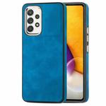 For Samsung Galaxy A72 4G/5G Skin-Feel Electroplating TPU Shockproof Phone Case(Blue)