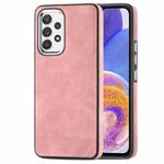 For Samsung Galaxy A23 5G Skin-Feel Electroplating TPU Shockproof Phone Case(Pink)