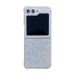 For Samsung Galaxy  Z Flip5 Glitter Sequins Epoxy TPU Phone Case(Colorful)