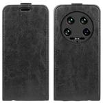 For Xiaomi 14 Ultra R64 Texture Vertical Flip Leather Phone Case(Black)