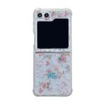 For Samsung Galaxy Z Flip5 Fresh Small Floral Epoxy TPU Phone Case(Beautiful Bouquet 1)