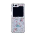 For Samsung Galaxy Z Flip4 Fresh Small Floral Epoxy TPU Phone Case(Beautiful Bouquet 1)
