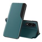For Samsung Galaxy S25 Edge 5G Attraction Flip Holder Leather Phone Case(Indigo)