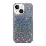 For iPhone 15 Plus Glitter Sequins Epoxy TPU Phone Case(Silvery)