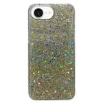 For iPhone 16e Glitter Sequins Epoxy TPU Phone Case(Gold)