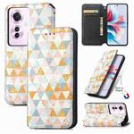 For OPPO Reno11 F 5G CaseNeo Colorful Magnetic Leather Phone Case(Rhombus)