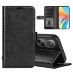 For OPPO A1 5G / A98 R64 Texture Horizontal Flip Leather Phone Case(Black)