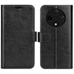 For OPPO A3 Pro 5G R64 Texture Horizontal Flip Leather Phone Case(Black)