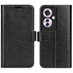 For OPPO Reno11 F 5G R64 Texture Horizontal Flip Leather Phone Case(Black)
