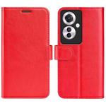 For OPPO Reno11 F 5G R64 Texture Horizontal Flip Leather Phone Case(Red)