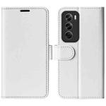 For OPPO Reno12 5G Global R64 Texture Horizontal Flip Leather Phone Case(White)