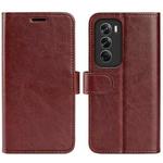 For OPPO Reno12 Pro 5G Global R64 Texture Horizontal Flip Leather Phone Case(Brown)