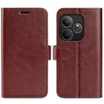 For OPPO A3 Pro Global R64 Texture Horizontal Flip Leather Phone Case(Brown)