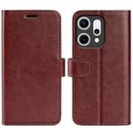 For OPPO Reno14 Pro 5G Global R64 Texture Horizontal Flip Leather Phone Case(Brown)