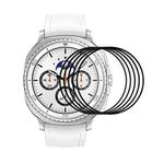 For Samsung Galaxy Watch8 Classic 46mm 5pcs ENKAY 3D Full Coverage Soft PC Edge PMMA HD Screen Film