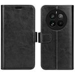 For Realme 12 Pro+ R64 Texture Horizontal Flip Leather Phone Case(Black)