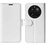 For Realme 12 Pro+ R64 Texture Horizontal Flip Leather Phone Case(White)