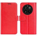 For Realme 12 Pro+ R64 Texture Horizontal Flip Leather Phone Case(Red)