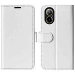 For Realme C67 4G R64 Texture Horizontal Flip Leather Phone Case(White)