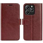 For Realme C63 R64 Texture Horizontal Flip Leather Phone Case(Brown)