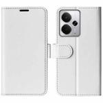 For Realme 14 5G R64 Texture Horizontal Flip Leather Phone Case(White)